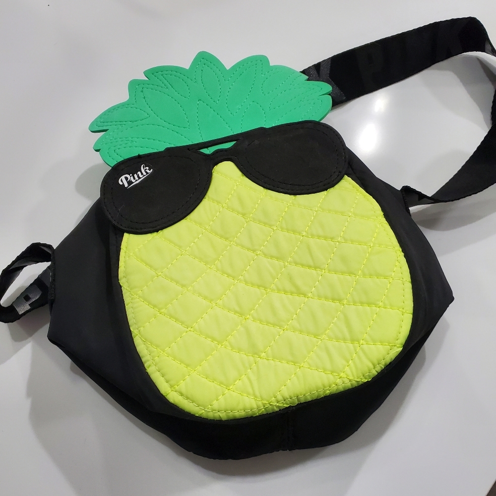 Pineapple Lunch Tote Drink Cooler Beach Bag Victoria Secret Pink